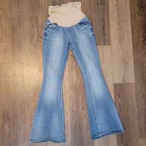 Articles of Society Maternity Flare Jeans
